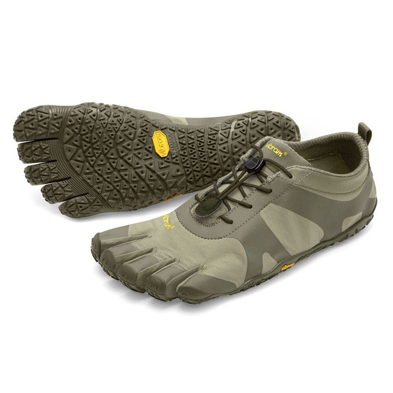 Vibram FiveFingers V-Alpha Férfi Futócipő - Olivazöld DDMY539